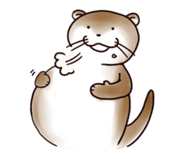 Funny Otter Kawauso-san's Special sticker #2080459