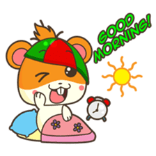 Bola, the funny and happy hamster sticker #2080942