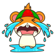 Bola, the funny and happy hamster sticker #2080951