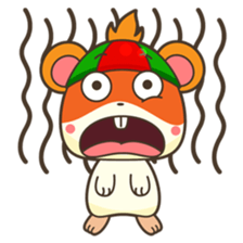 Bola, the funny and happy hamster sticker #2080954