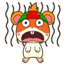 Bola, the funny and happy hamster sticker #2080954