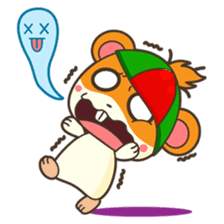 Bola, the funny and happy hamster sticker #2080962
