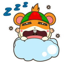 Bola, the funny and happy hamster sticker #2080963