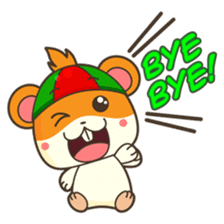 Bola, the funny and happy hamster sticker #2080966