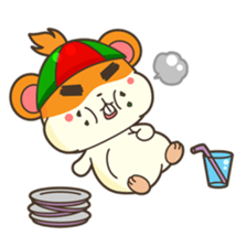 Bola, the funny and happy hamster sticker #2080978