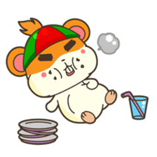 Bola, the funny and happy hamster sticker #2080978