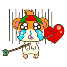 Bola, the funny and happy hamster sticker #2080979