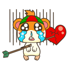 Bola, the funny and happy hamster sticker #2080979