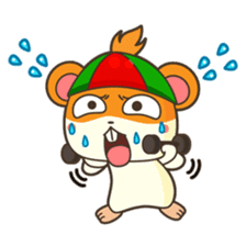 Bola, the funny and happy hamster sticker #2080980