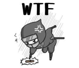 English internet slang SAMURAI,NINJA sticker #2081974