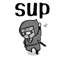 English internet slang SAMURAI,NINJA sticker #2081980