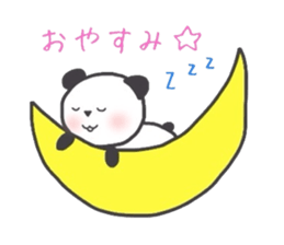 panda handwriting sticker #2082322