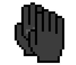 Werewolf Sticker of dot picture. sticker #2082630