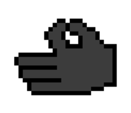 Werewolf Sticker of dot picture. sticker #2082633