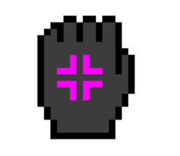 Werewolf Sticker of dot picture. sticker #2082635