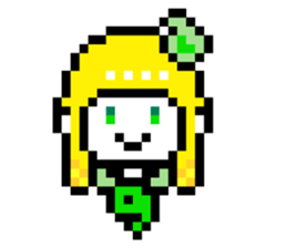 Werewolf Sticker of dot picture. sticker #2082640