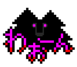 Werewolf Sticker of dot picture. sticker #2082645