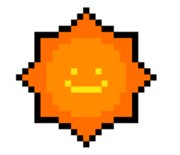 Werewolf Sticker of dot picture. sticker #2082653