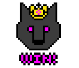 Werewolf Sticker of dot picture. sticker #2082657