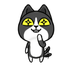 Muta's cat world sticker #2083177