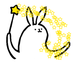 rabbit with beautiful legs 2 sticker #2084245