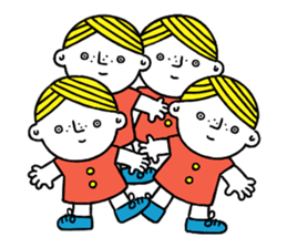 Little boy's holiday sticker #2084704