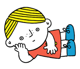 Little boy's holiday sticker #2084708