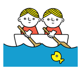 Little boy's holiday sticker #2084710