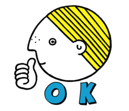 Little boy's holiday sticker #2084712