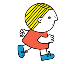 Little boy's holiday sticker #2084713