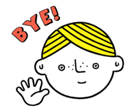 Little boy's holiday sticker #2084714