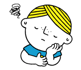 Little boy's holiday sticker #2084718