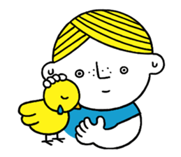 Little boy's holiday sticker #2084719