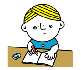 Little boy's holiday sticker #2084725