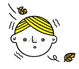 Little boy's holiday sticker #2084730