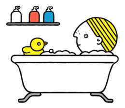 Little boy's holiday sticker #2084731