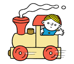 Little boy's holiday sticker #2084734