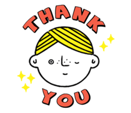 Little boy's holiday sticker #2084736