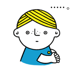 Little boy's holiday sticker #2084737