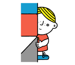 Little boy's holiday sticker #2084738