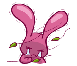 Come make friends with Cry B rabbit!!! sticker #2084787