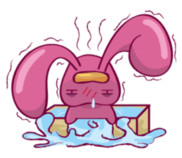 Come make friends with Cry B rabbit!!! sticker #2084790