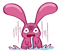Come make friends with Cry B rabbit!!! sticker #2084794