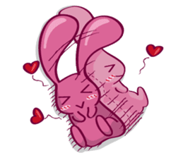 Come make friends with Cry B rabbit!!! sticker #2084795