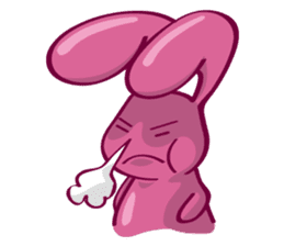 Come make friends with Cry B rabbit!!! sticker #2084796