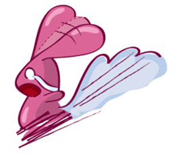 Come make friends with Cry B rabbit!!! sticker #2084798