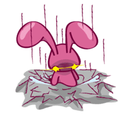 Come make friends with Cry B rabbit!!! sticker #2084806