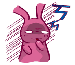 Come make friends with Cry B rabbit!!! sticker #2084810