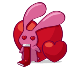 Come make friends with Cry B rabbit!!! sticker #2084817