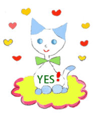 The story of my cute cat , Miria sticker #2084830